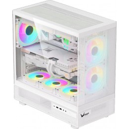 Корпус Formula Crystal Z8 белый ATX 9x120mm 6x140mm 1xUSB3.0 audio bott PSU [CRYSTAL Z8 W]