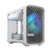 Корпус ПК без блока питания/ Case Fractal Design Torrent Nano RGB TG Clear Tint, Mini-Tower, 1x180mm RGB, 2xUSB-A 3.2 + 1xUSB 3.2 Type-C mITX, mDTX White Fractal Design