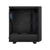 Корпус ПК без блока питания/ Case Fractal Design Meshify 2 Compact Lite RGB TG Light Tint, Midi-Tower, 4x120mm RGB, 2xUSB-A 3.2 ATX, mATX, mITX Black Fractal Design