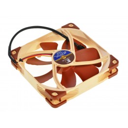 Кулер для корпуса/ Case Cooler Noctua NF-A14 FLX (140x140x25mm, 3-pin, 67.98FM, 19.2dBA, 1200RPM, Beige/Brown)