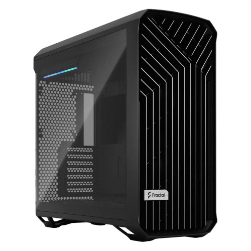 Корпус без блока питания/ Case Fractal Design Torrent TG Light Tint, Full-Tower, 2x180mm + 3x140mm, 2xUSB-A 3.2 + 1xUSB 3.2 Type-C E-ATX, SSI-CEB, SSI-EEB, ATX, mATX, mITX Black Fractal Design