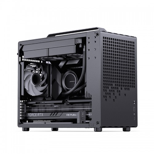 Корпус JONSBO Z20 Mini-Tower без блока питания: стильный черный case для mATX и mITX с USB-A 3.2 и USB-C 3.2