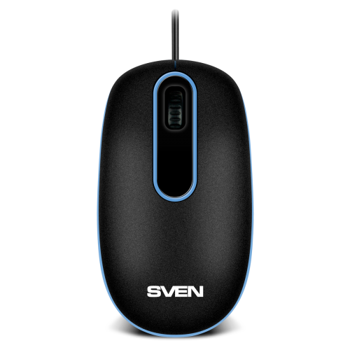 Мышь SVEN RX-90 чёрная (2+1кл., 1000 DPI, блист.) Sven