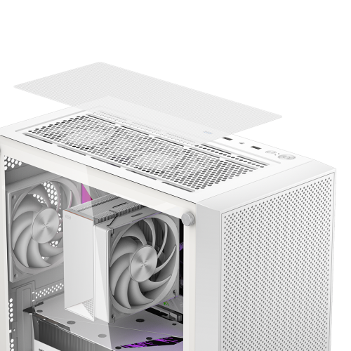 Корпус PCCooler C3B310 WH Mini-Tower без блока питания - стильный белый mATX/mITX с Mesh и USB 3.0