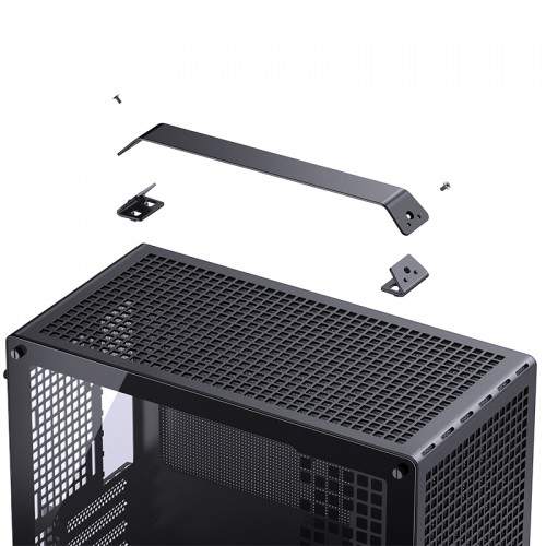 Корпус JONSBO Z20 Mini-Tower без блока питания: стильный черный case для mATX и mITX с USB-A 3.2 и USB-C 3.2