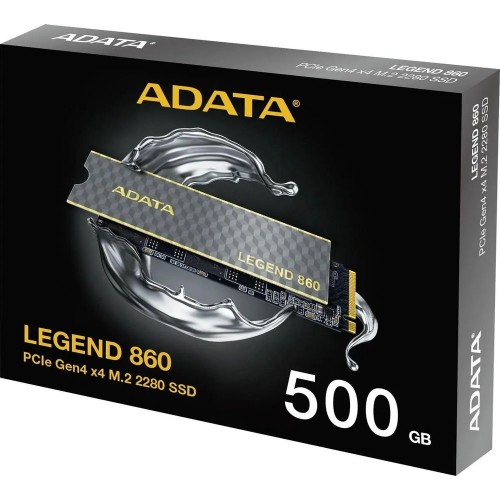 Купить ADATA SSD LEGEND 860 500GB M.2 NVMe 1.4 - Высокоскоростной Твердотельный Накопитель с PCIe Gen 4x4 и 3D NAND