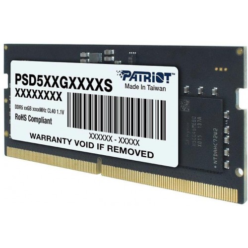 Модуль памяти PATRIOT DIMM DDR5-5600 8GB для ноутбуков - Высокая производительность и надежность