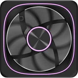 Вентилятор для корпуса Formula Air Fusion 1 ARGB 120х120x28 черный 4-pin 29.93дБ (AIR FUSION 1 BK) Ret