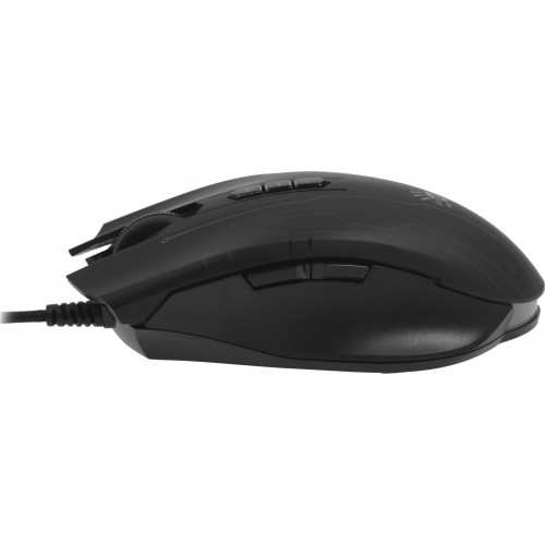Купить оптическую мышь A4Tech Bloody Q82 черного цвета с рисунком, 6200dpi, USB, 8 кнопок - идеальный выбор для геймеров!