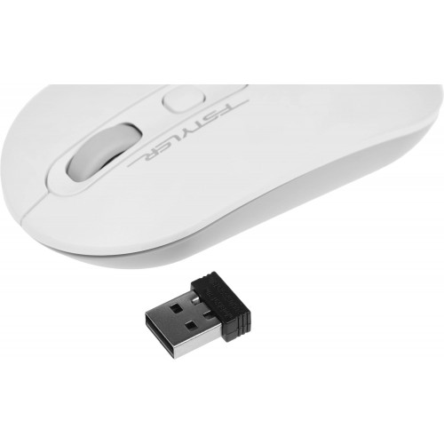 Беспроводная оптическая мышь A4Tech Fstyler FG20 белая, 2000dpi, 4 кнопки для ноутбука