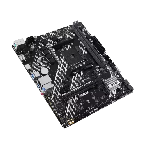 Материнская плата PRIME B550M-K ARGB: M4 B550, 2 DIMM, DUAL M.2, AURA - идеальное решение для вашего ПК