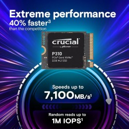 Твердотельный накопитель Crucial P310 2TB PCIe Gen4 NVMe 2230 M.2 SSD CT2000P310SSD2