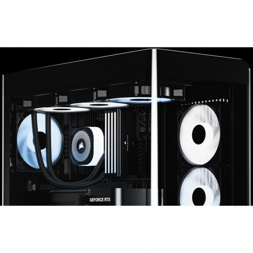 Корпус Corsair Frame 4500X RS-R ARGB: Midi-Tower с 3 ARGB вентиляторами, поддержка E-ATX, ATX, mATX, mITX