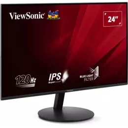Монитор ViewSonic 23.8" VA24E1-H черный IPS LED 5ms 16:9 HDMI матовая 1500:1 250cd 178гр/178гр 1920x1080 120Hz VGA FHD 5.2кг