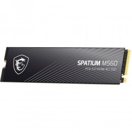 MSI SSD SPATIUM M560, 2000GB, M.2(22x80mm), NVMe, PCIe 5.0 x4, 3D TLC, R/W 10300/8700, IOPs 1 300 000/1 400 000,TBW 1200, DWPD 0.66 (5 лет)