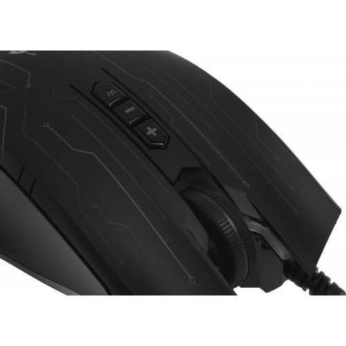 Купить оптическую мышь A4Tech Bloody Q82 черного цвета с рисунком, 6200dpi, USB, 8 кнопок - идеальный выбор для геймеров!