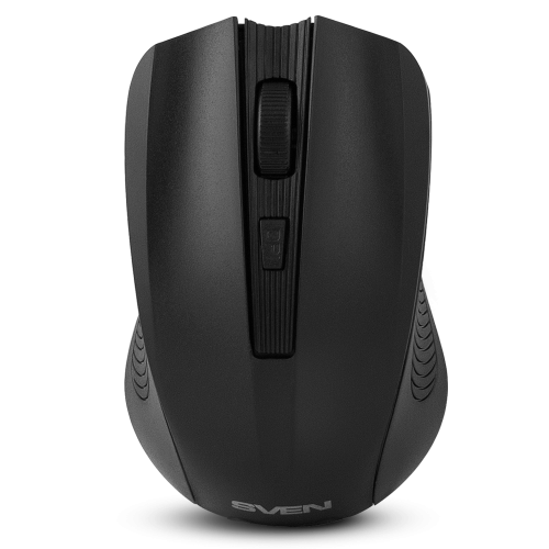 Беспроводная мышь SVEN RX-400W чёрная (3+1кл. 600/1000/1400DPI, блист) Sven