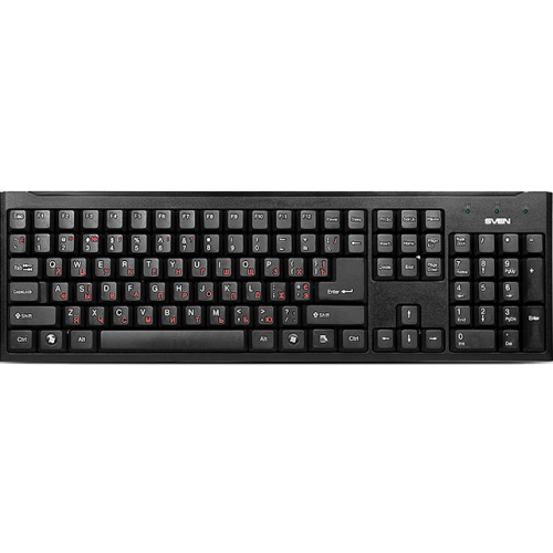 Клавиатура SVEN Standard 303 Power USB+PS/2 чёрная Sven