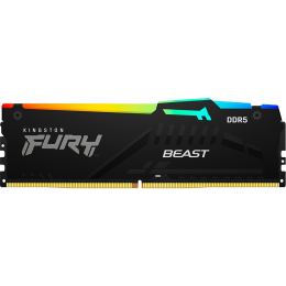 Память оперативная/ Kingston 32GB 6000MT/s DDR5 CL36 DIMM FURY Beast RGB