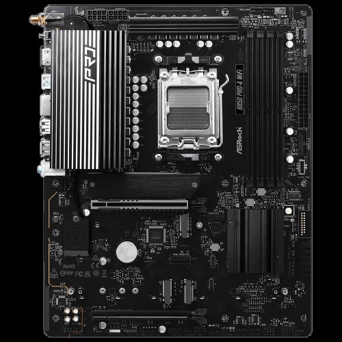 Материнская плата Asrock B850 PRO-A WIFI для Socket AM5 - 4xDDR5, 2.5G LAN, RAID и HDMI