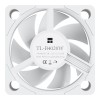 Кулер для корпуса/ Case Cooler Thermalright TL-B4020W (40x40x20mm, 4-pin PWM, 9.47CFM, 24.3dBA, 5500RPM, White)