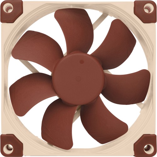 Кулер для корпуса/ Case Cooler Noctua NF-A9 PWM (92x92x25mm, 4-pin PWM, 46.44CFM, 22.8dBA, 2000RPM, Beige/Brown)