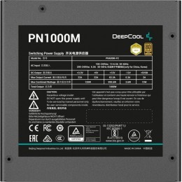 Блок питания Deepcool ATX 1000W PN1000M Gen.5 80+ gold (20+4pin) APFC 120mm fan 8xSATA RTL [R-PNA00M-FC0B-WGEU]