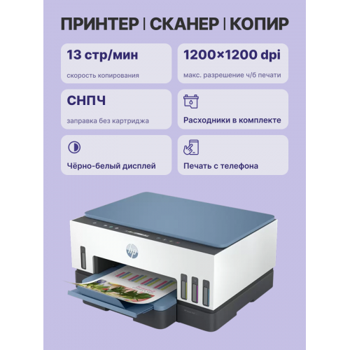 Струйное МФУ/ HP Smart Tank 725 HP