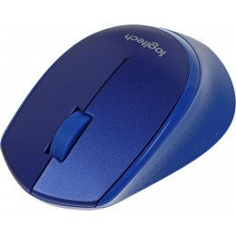 Мышь Logitech M330 Silent Plus синий оптическая 1000dpi silent беспров. USB 2but (910-004925)
