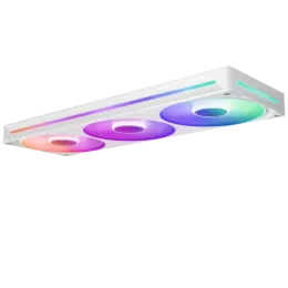 Кулер для корпуса ПК/ Case Cooler NZXT F360 RGB Core (120x120x25mm, 4-pin PWM, RGB, 75.12CFM, 30dBA, 2400RPM, White, Single-Frame RGB Fan Unit)