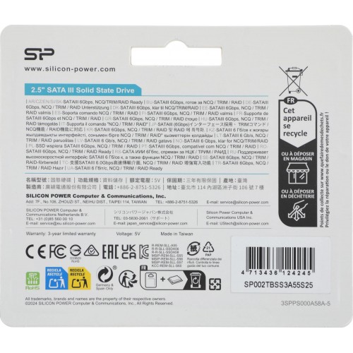 Купить твердотельный накопитель Silicon Power SATA-III 2TB Ace A55 2.5 - SP002TBSS3A55S25