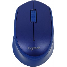 Мышь Logitech M330 Silent Plus синий оптическая 1000dpi silent беспров. USB 2but (910-004925)