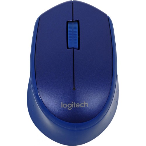 Мышь Logitech M330 Silent Plus синий оптическая 1000dpi silent беспров. USB 2but (910-004925)