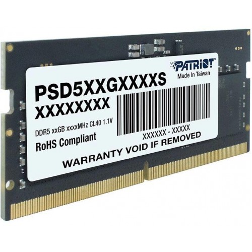 Модуль памяти PATRIOT DIMM DDR5-5600 8GB для ноутбуков - Высокая производительность и надежность