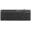 Клавиатура A4Tech Fstyler FK25 черный/серый USB slim