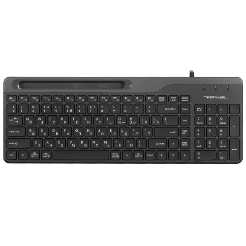 Клавиатура A4Tech Fstyler FK25 черный/серый USB slim