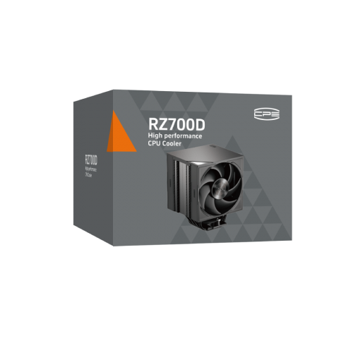 Кулер для процессора PCCooler RZ700D BK: Высокопроизводительное охлаждение 270W с 2 вентиляторами и поддержкой AM5/AM4