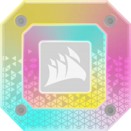 Система жидкостного охлаждения/ Water Cooling System Corsair iCUE H100i ELITE CAPELLIX XT (240mm, White, RGB/ Fans: 2x120mm, 65.57CFM, 34.1dBA, 2400RPM/ S: 1851, 1700, 1200, 115x, 2011, 2066, AM5, AM4)