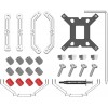 Устройство охлаждения(кулер) ID-Cooling SE-610-XT Basic Soc-AM5/AM4/1200/1700/1851 серебристый/черный 4-pin 29.85dB Al+Cu 250W 900gr Ret