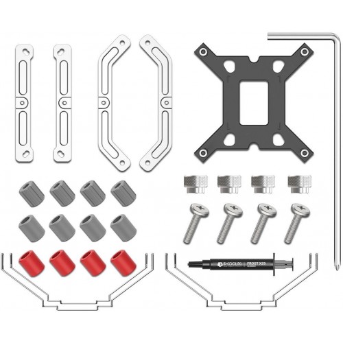 Устройство охлаждения(кулер) ID-Cooling SE-610-XT Basic Soc-AM5/AM4/1200/1700/1851 серебристый/черный 4-pin 29.85dB Al+Cu 250W 900gr Ret