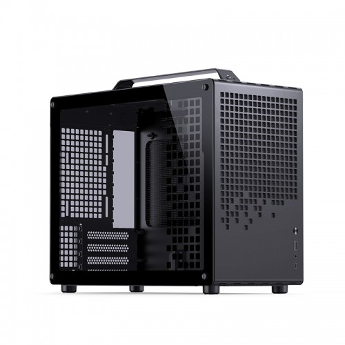 Корпус JONSBO Z20 Mini-Tower без блока питания: стильный черный case для mATX и mITX с USB-A 3.2 и USB-C 3.2