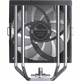 Кулер для процессора/ CPU Cooler JONSBO CA40 ARGB (225W, 4-pin PWM, 157mm, Al/Cu, 4x6mm, ARGB, 1x120mm, 69.61CFM, 32.6dBA, 1800RPM, S: 1851/1700/1200/115X, AM4/AM5 Black)