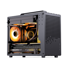 Корпус без блока питания/ Case JONSBO Z20, Mini-Tower, TG, no fan, 1xUSB-A 3.2 + 1xUSB-C 3.2, mATX, mITX Black