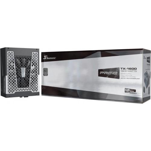 Блок питания Seasonic ATX 1600W PRIME TX-1600 Gen.5 80+ titanium (20+4pin) APFC 135mm fan 18xSATA Cab Manag RTL [TX-1600 SSR-1600TR2]