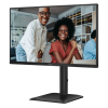AOC 24E4U 23.8" 1920x1080, IPS, 200Hz, 80M:1, 300cd, 4 ms, HDMI 1.4, DisplayPort 1.2, 4*USB, Speakers, Height adj 150, pivot, VESA 100, 3Y, Black