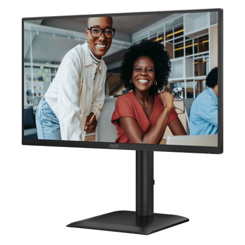 AOC 24E4U 23.8" 1920x1080, IPS, 200Hz, 80M:1, 300cd, 4 ms, HDMI 1.4, DisplayPort 1.2, 4*USB, Speakers, Height adj 150, pivot, VESA 100, 3Y, Black