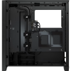 Корпус без блока питания/ Case Corsair iCUE 4000X RGB, Midi-Tower, TG, 3x120mm RGB, 1xUSB-A 3.2, 1xUSB 3.2 Type-C, E-ATX, ATX, mATX, mITX Black Corsair