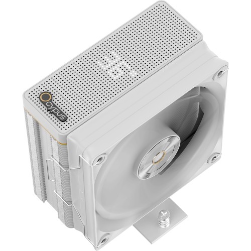 Кулер для процессора Ocypus Iota A40 WH - мощное охлаждение 220W с LED индикатором и 120мм вентилятором для AM5/AM4
