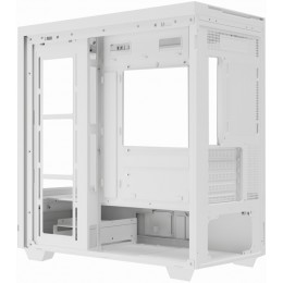 Корпус без блока питания/ Case Thermalright M10 Vision, Mini-Tower, TG, LCD, ARGB, no fans, 2xUSB-A 3.0, 1xUSB Type-C, mATX, mITX White