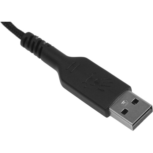 Купить оптическую мышь A4Tech Bloody Q82 черного цвета с рисунком, 6200dpi, USB, 8 кнопок - идеальный выбор для геймеров!